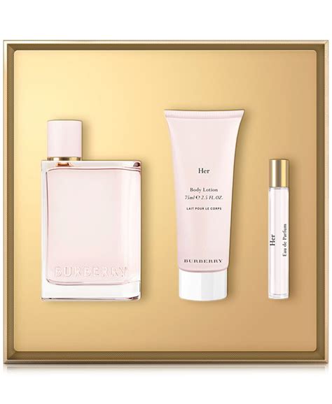 burberry perfume and lotion set|macy's Burberry gift set.